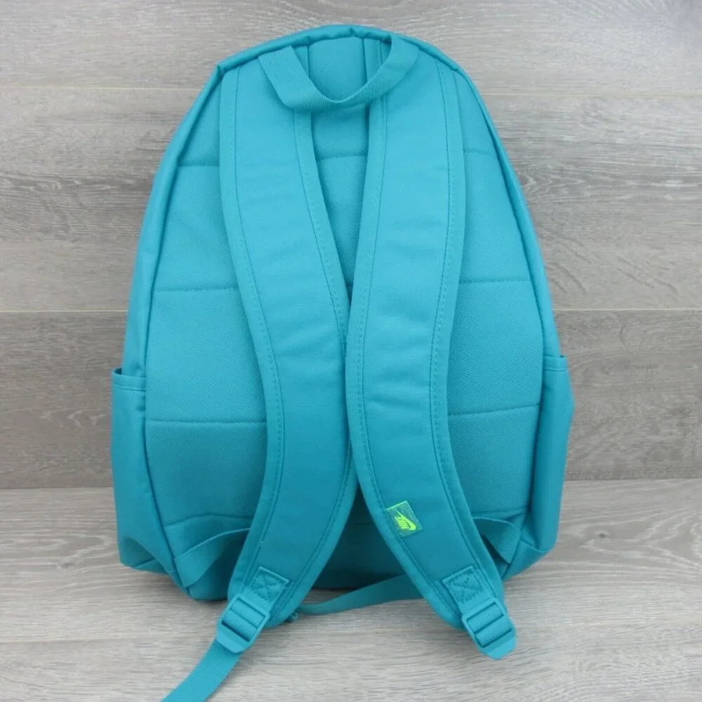 Nike Elemental Backpack School Travel Bag (21L) Teal Volt NEW - Picture 6 of 15